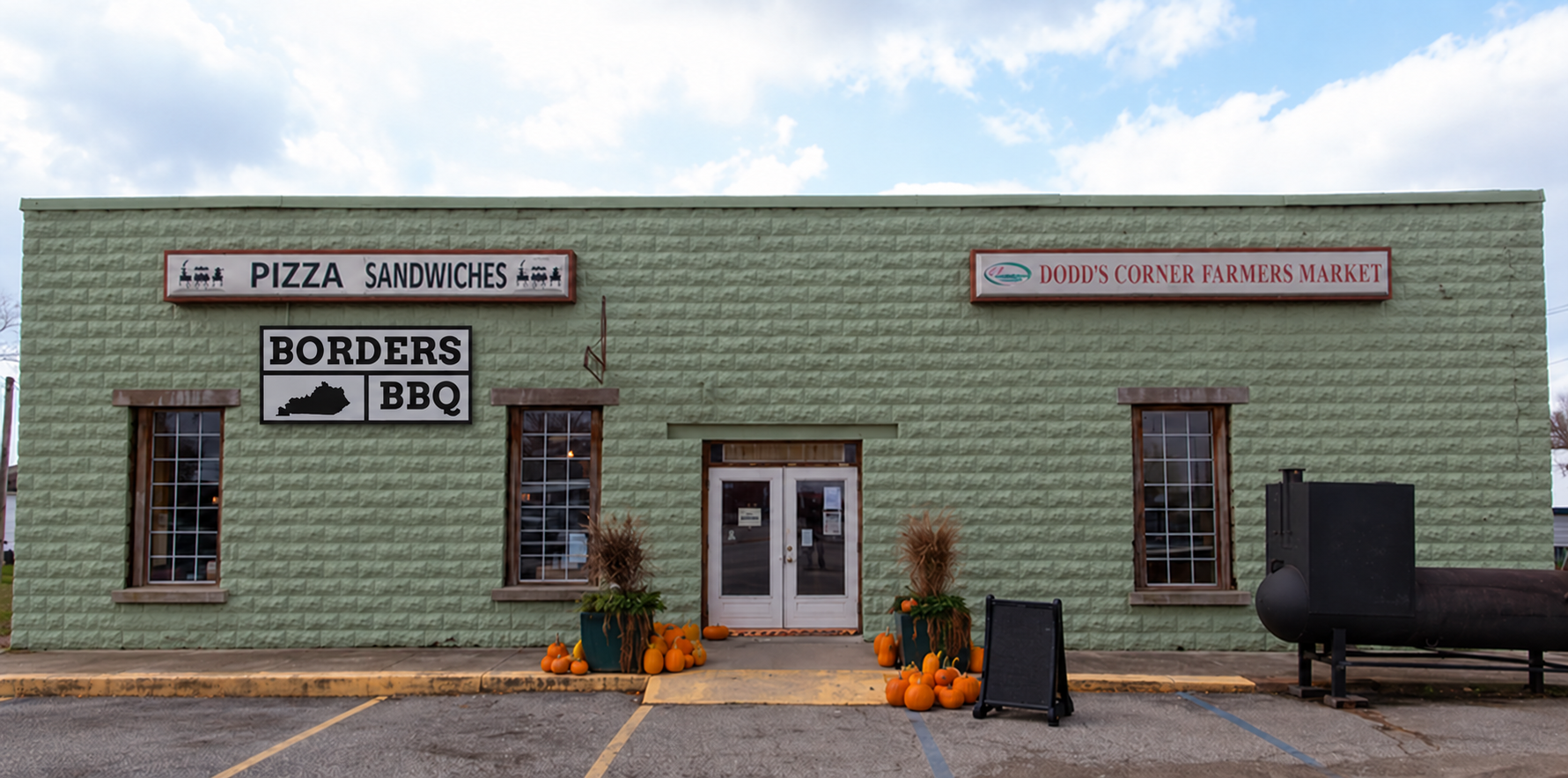 Borders BBQ at Dodd's Corner Farmers Market